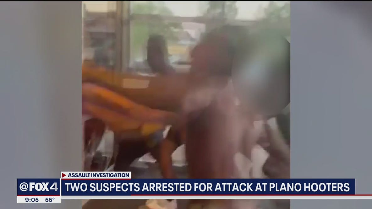 2 suspects arrested, 1 wanted for chaotic brawl over chocolate bars at Hooters in Plano